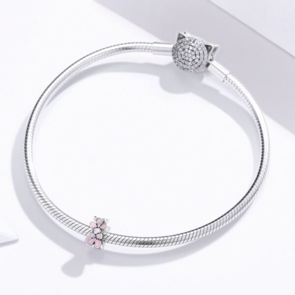 Pink Flower Charm - Image 3