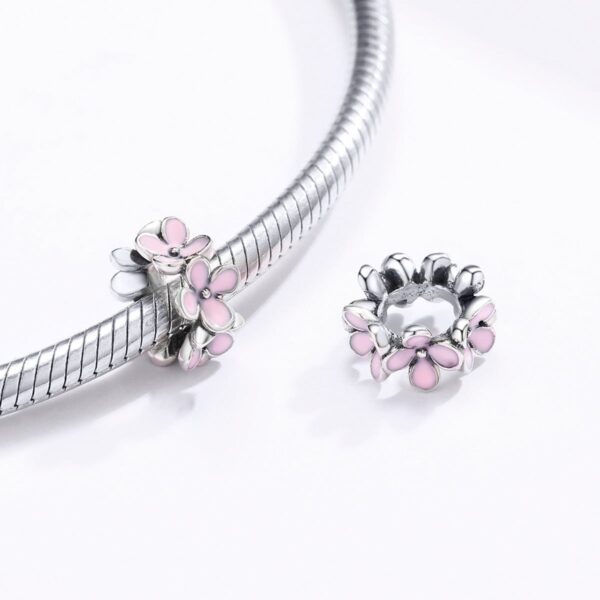 Pink Flower Charm - Image 2