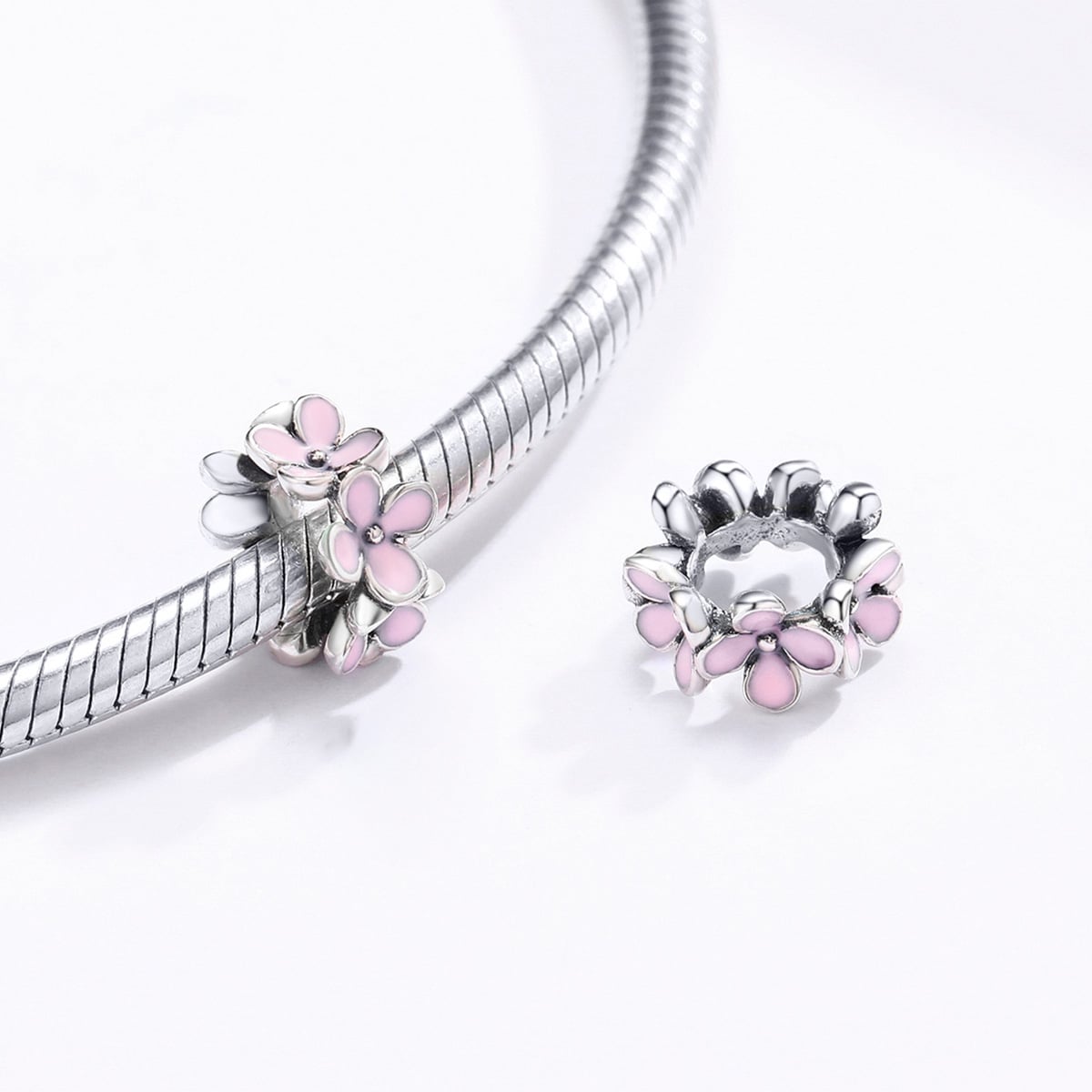 Pink Flower Charm