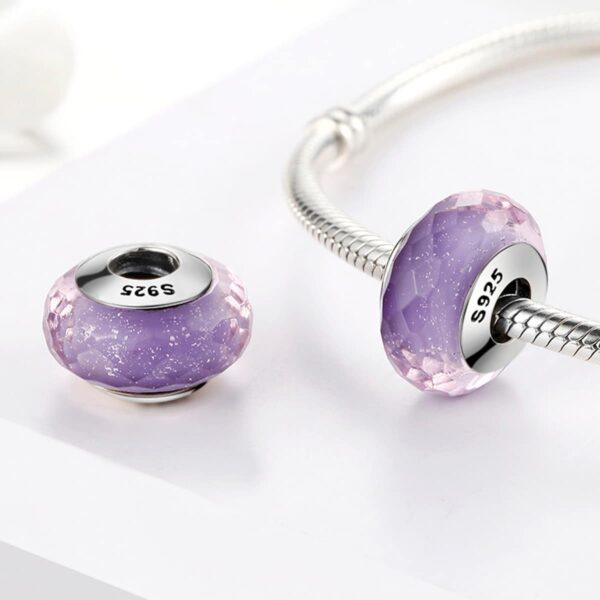 Purple Murano Glass Charm - Image 2