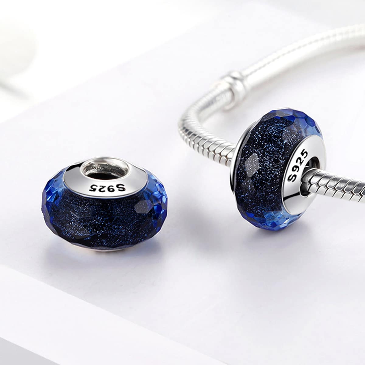 Blue Murano Glass Charm