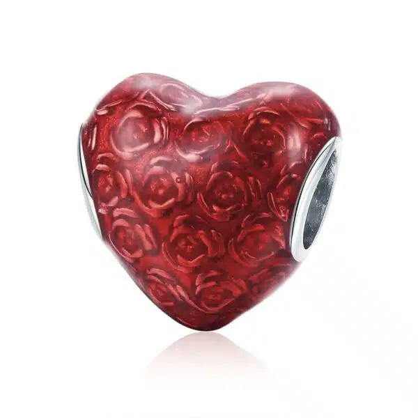 Heart of Roses Charm