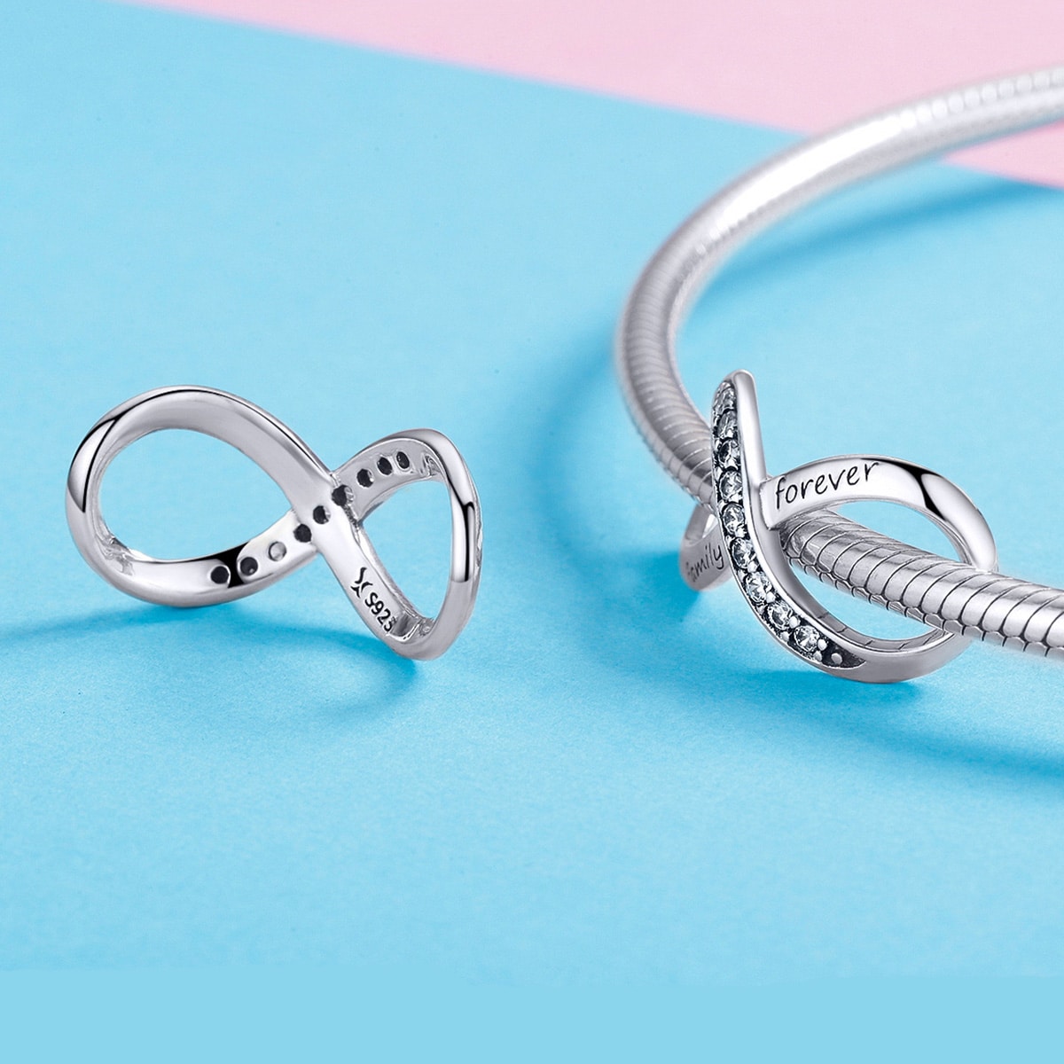 Family Forever Infinity Charm