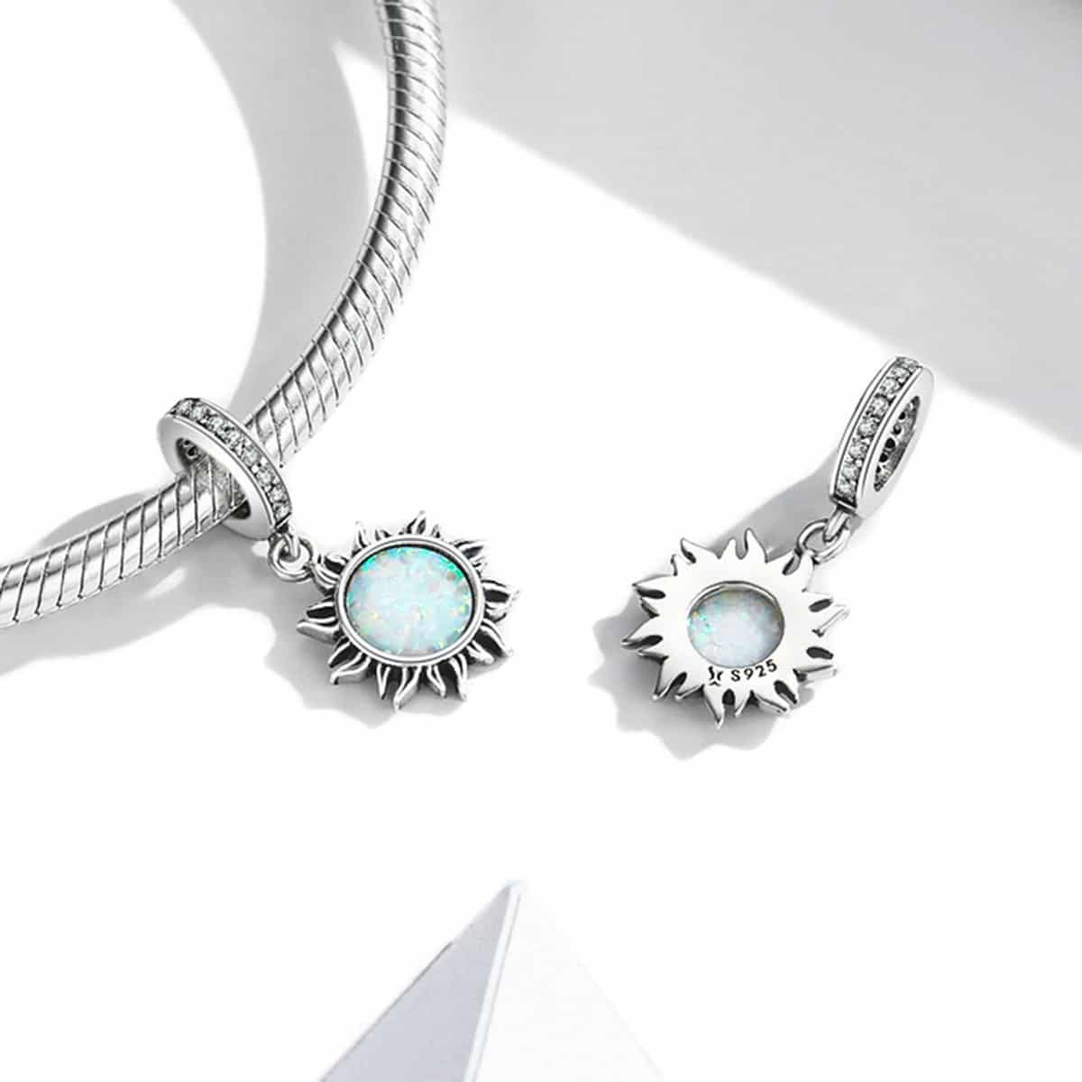 Opal Sun Dangling Charm