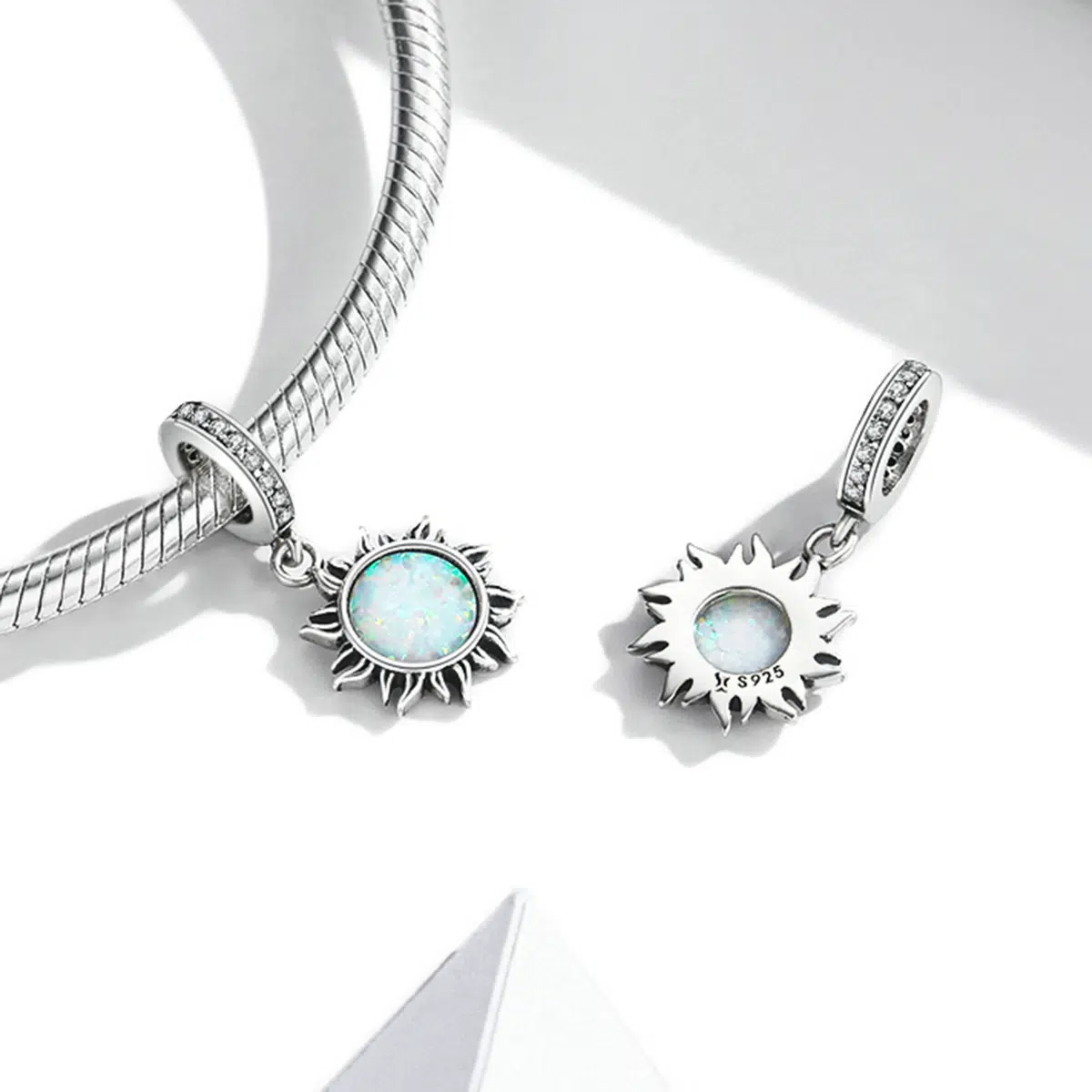 Opal Sun Dangling Charm