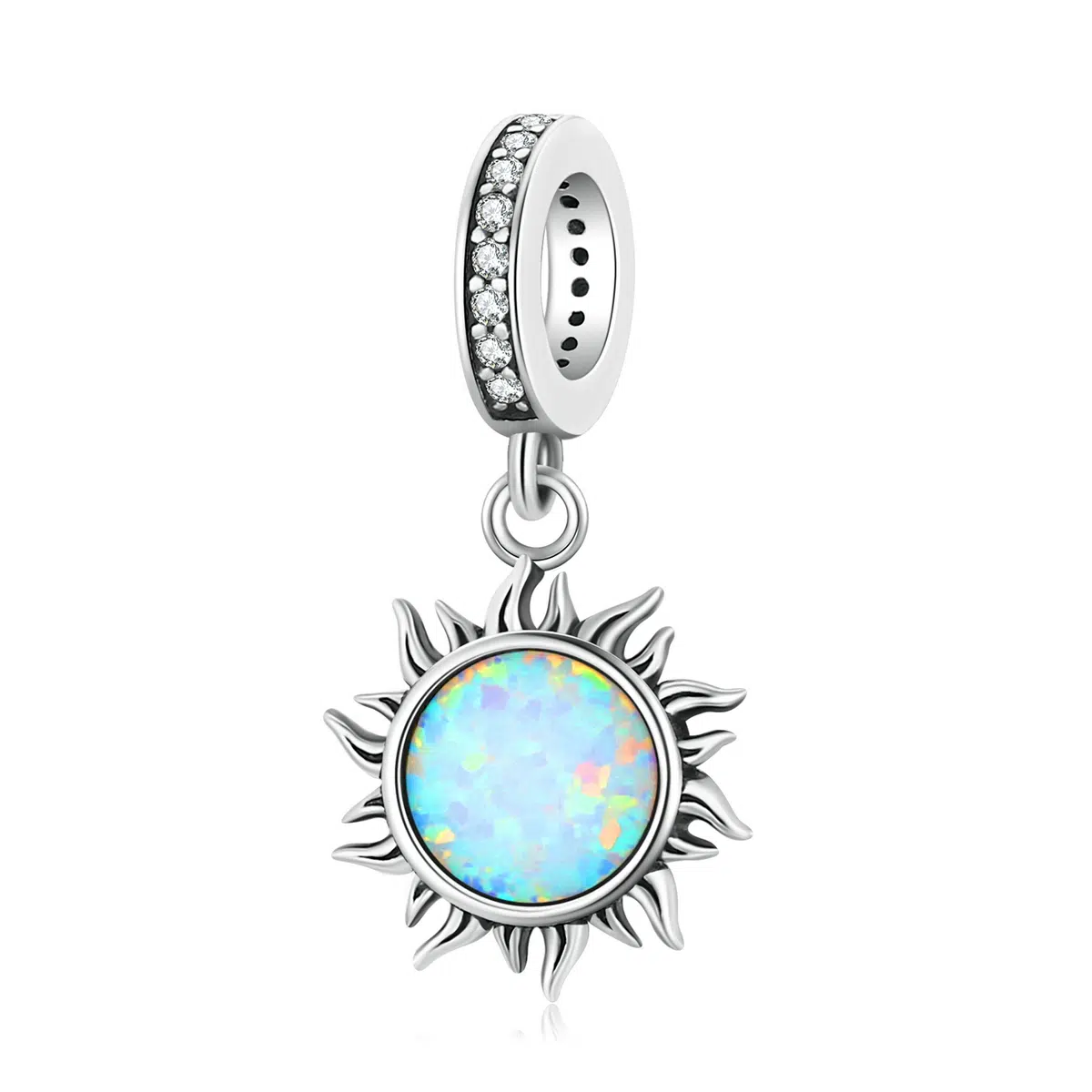 Opal Sun Dangling Charm