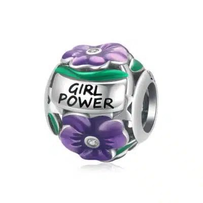 Girl Power Violet Charm