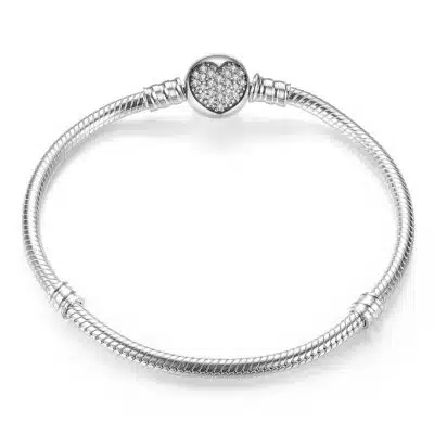 Sparkling Heart Bracelet