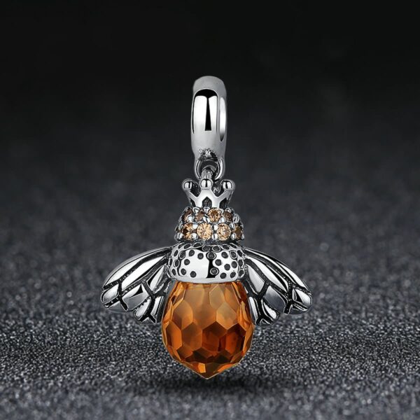 Orange Bee Charm - Image 4