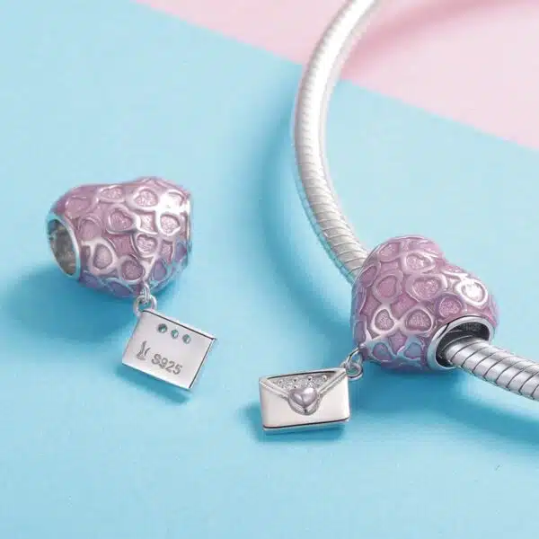 Love Letter and Heart Charm - Image 2