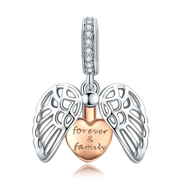 Forever Family Dangling Charm - Rose Gold