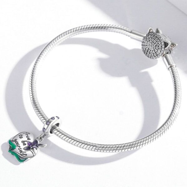 Girl Power Love Purple Iris Charm - Image 3