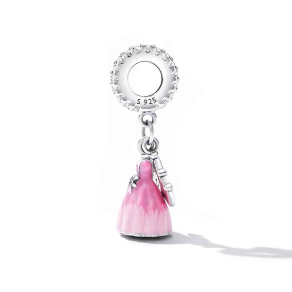 Princess Dress & Crown Dangling Charm - Image 4