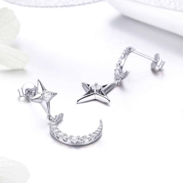 Moon and Star Earrings - Image 4