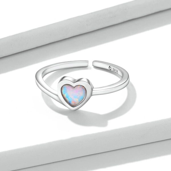 Opal Heart Ring - Image 2