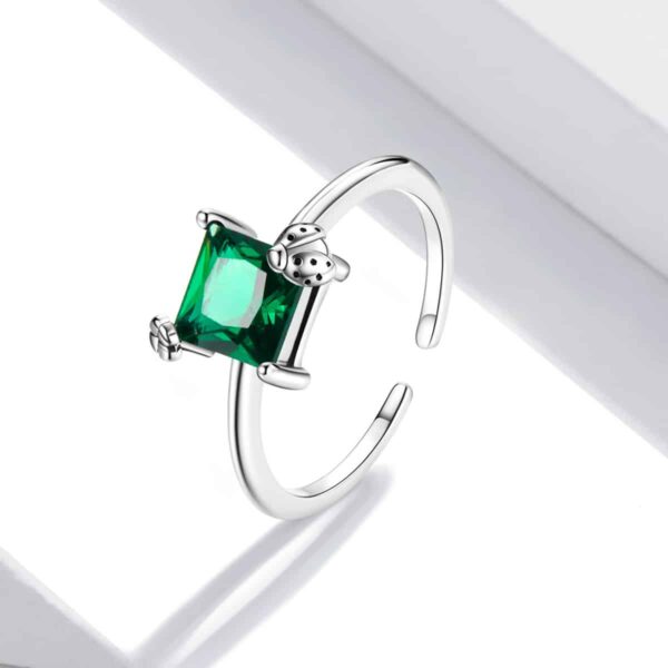 Green Square Ring - Image 4