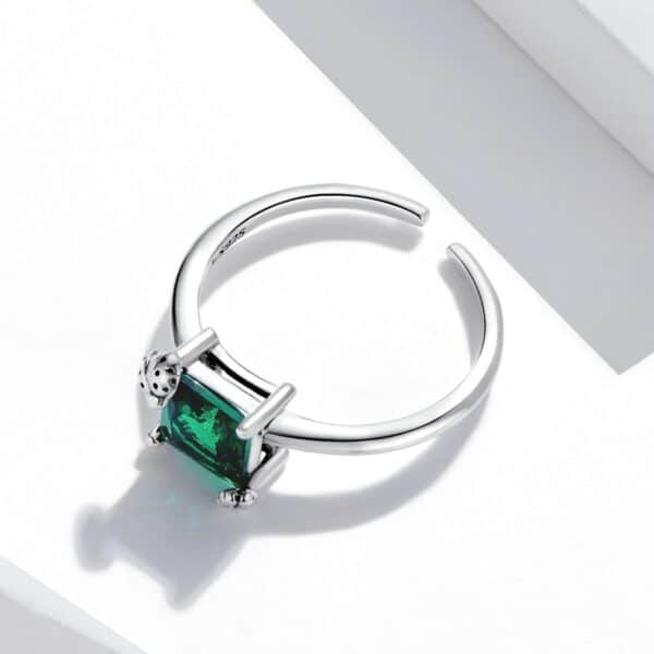 Green Square Ring - Image 3