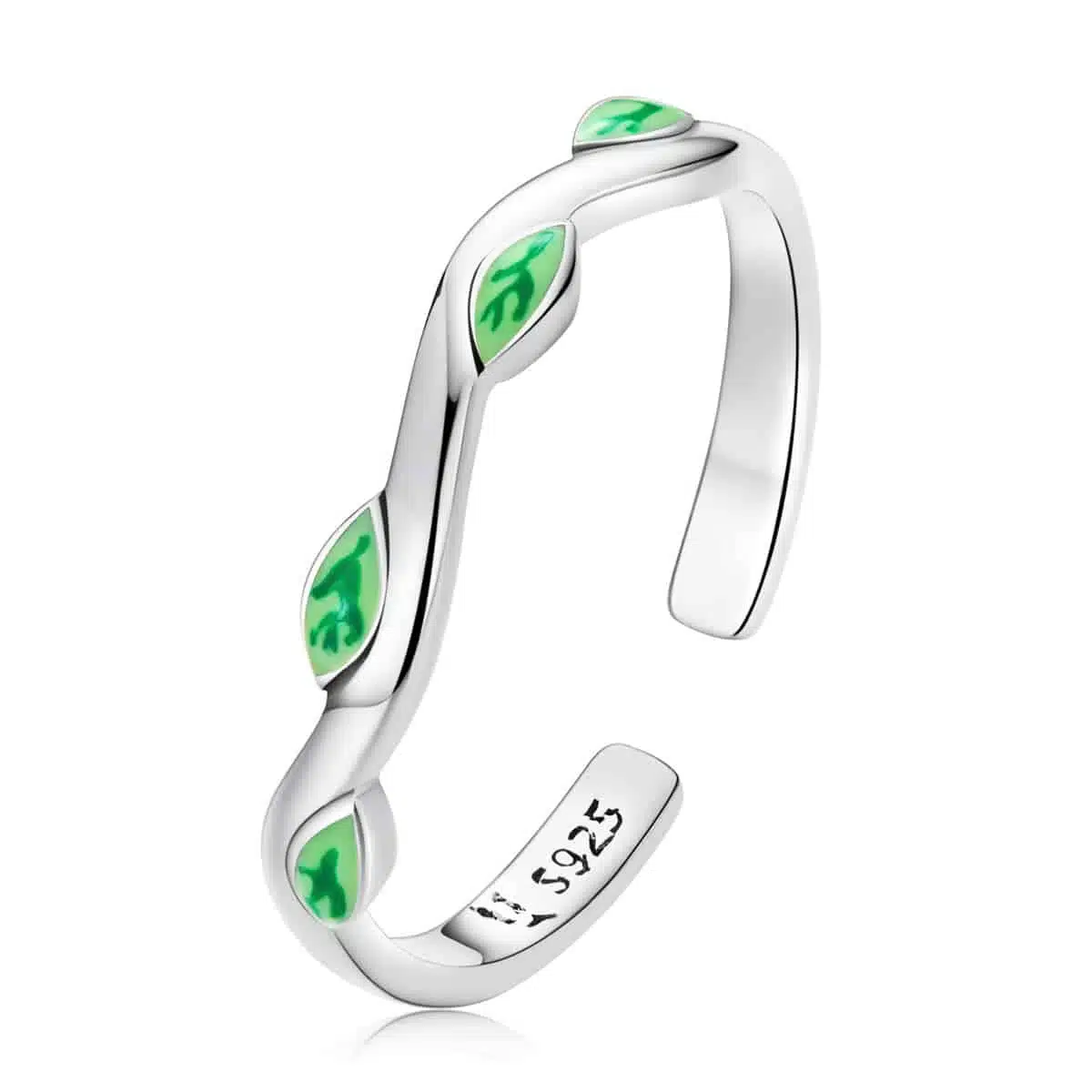 Green Leaf Ring