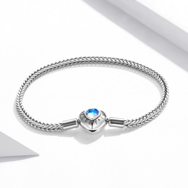 Heart Moonstone Bracelet - Image 3