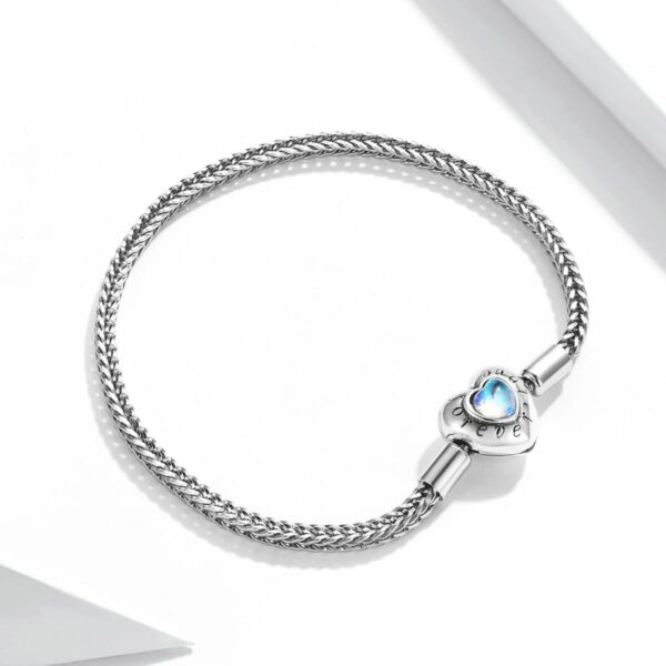 Heart Moonstone Bracelet - Image 4