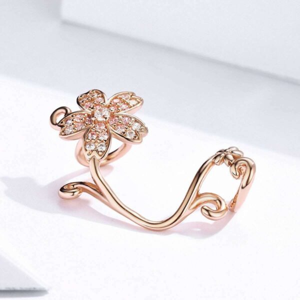 Sakura Flower Extended Charm (Rose Gold) - Image 4