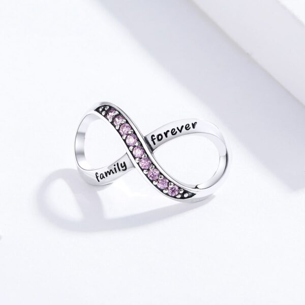 Family Forever Infinity Charm (Pink) - Image 4