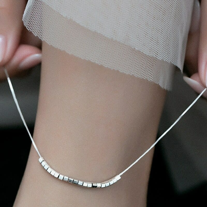 Small Cubes Anklet