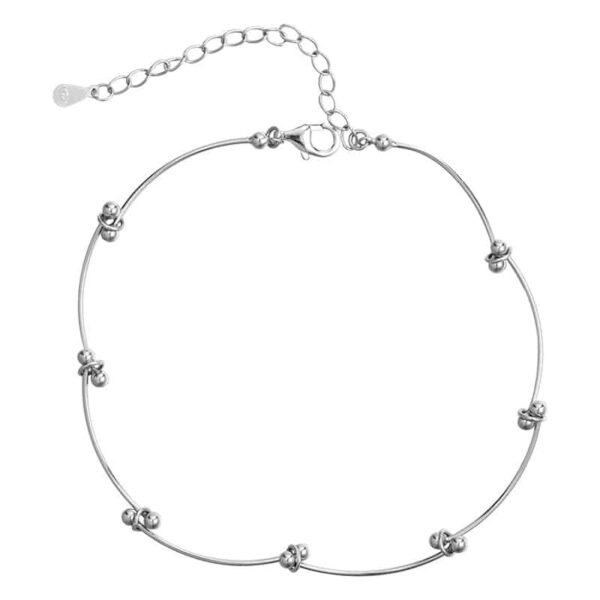 Curved Lines Anklet