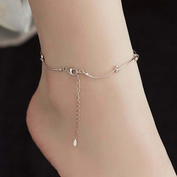 Curved Lines Anklet - Image 2