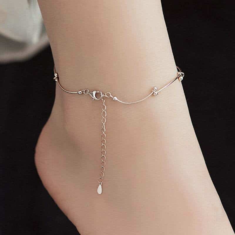 Curved Lines Anklet