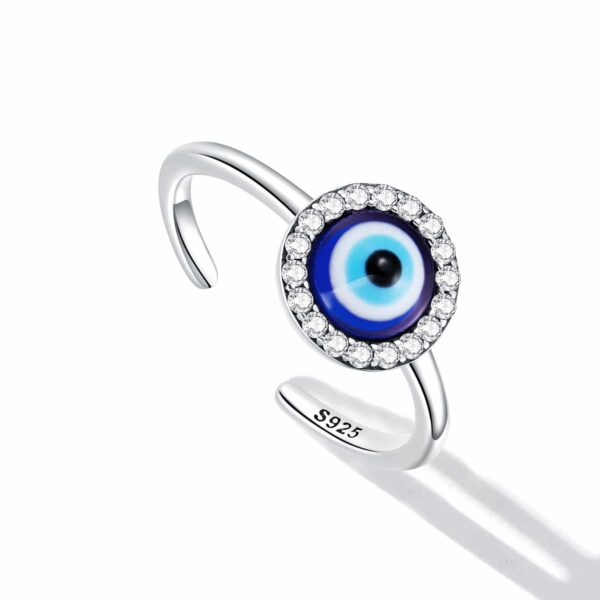 Resin Blue Eye Ring - Image 4