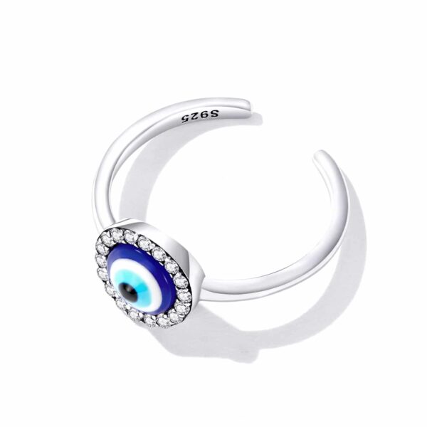 Resin Blue Eye Ring - Image 3