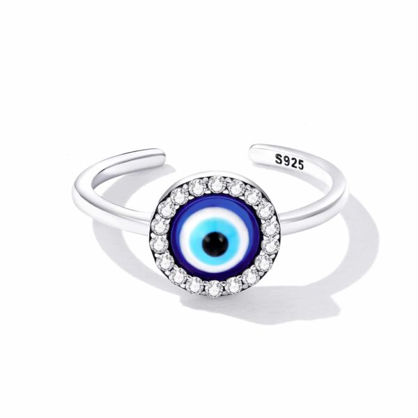 Resin Blue Eye Ring - Image 2