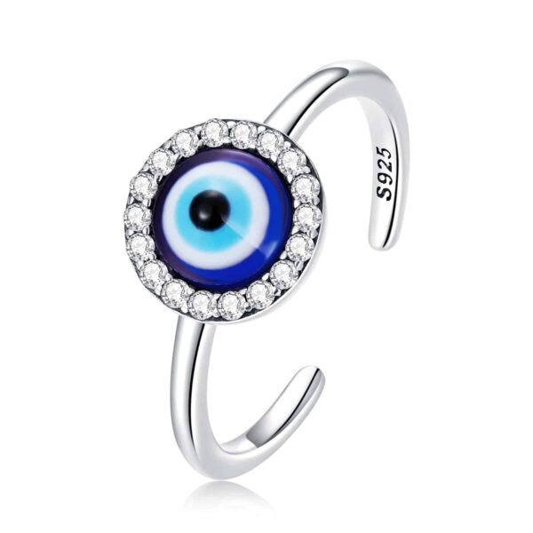 Resin Blue Eye Ring