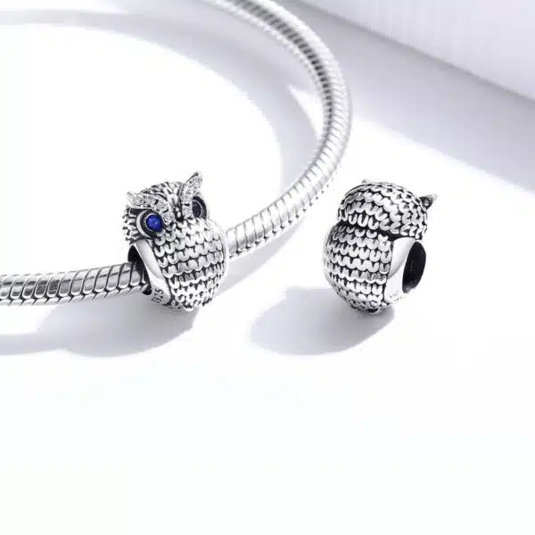 Shining Owl Charm - Image 2