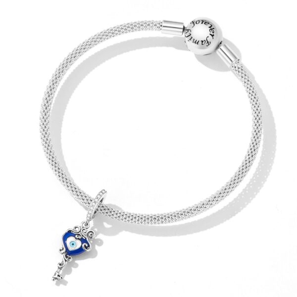 Blue Eye Key Dangling Charm - Image 3