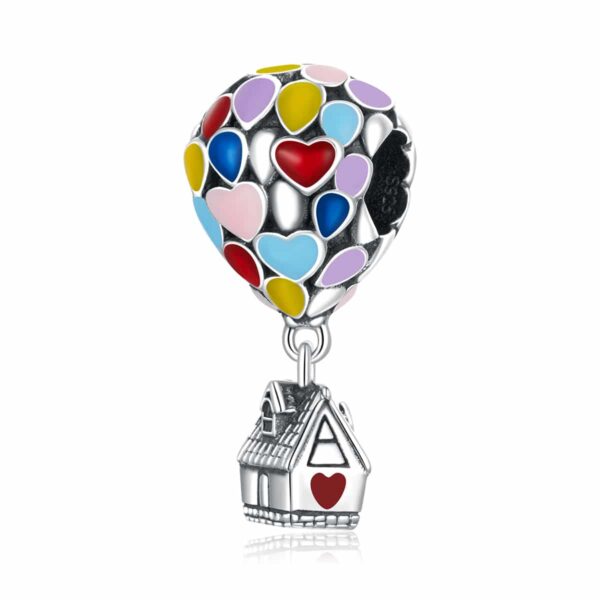 Home Hot Air Balloon Dangling Charm