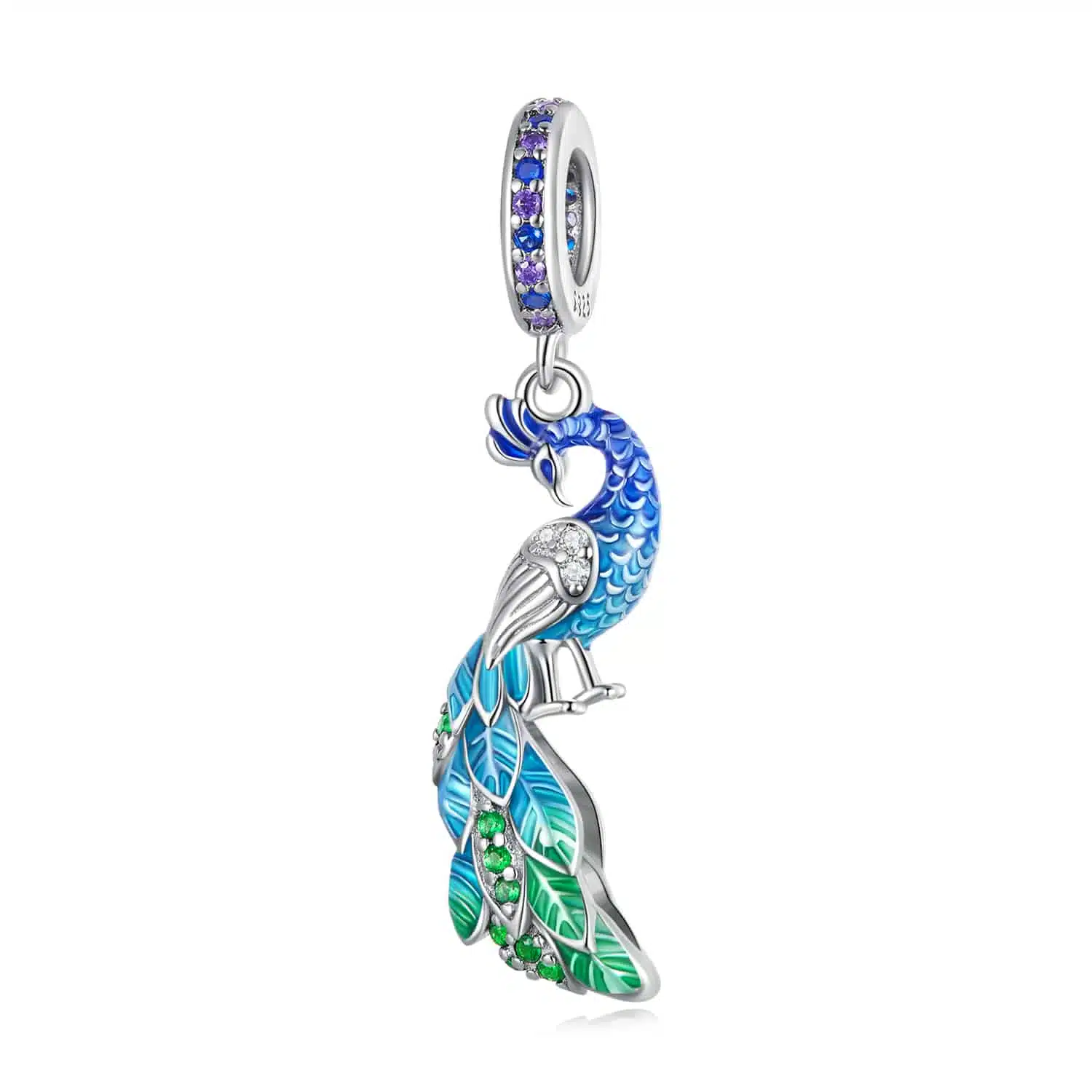 Peacock Dangling Charm