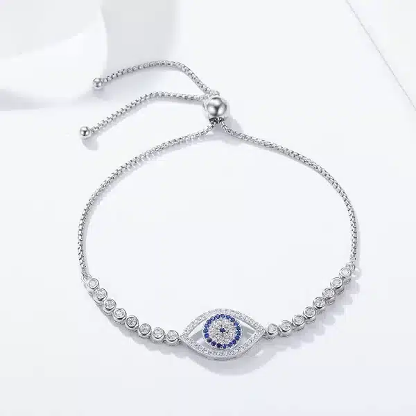 Blue Eye Slider Bracelet - Image 3