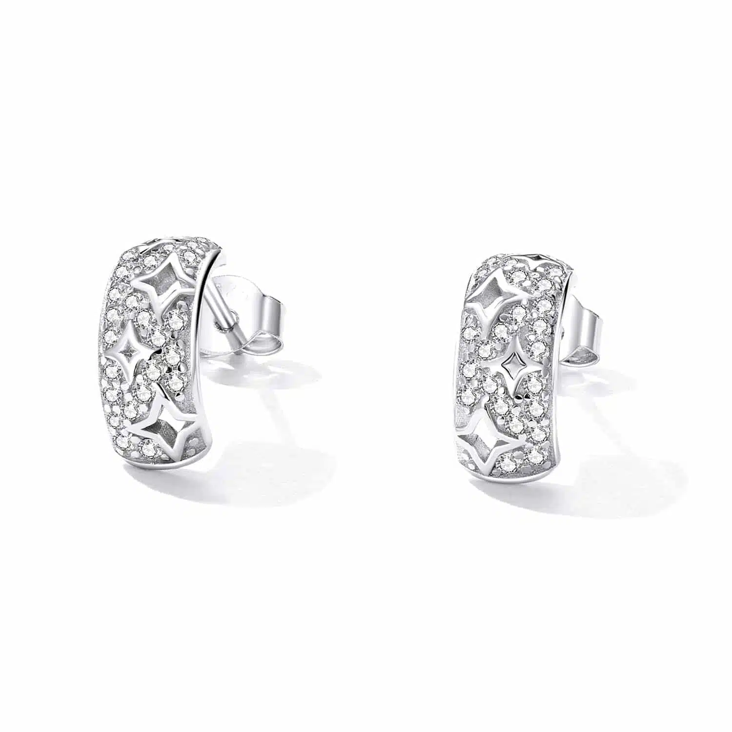 Star & Moon Shape Earrings - Image 4