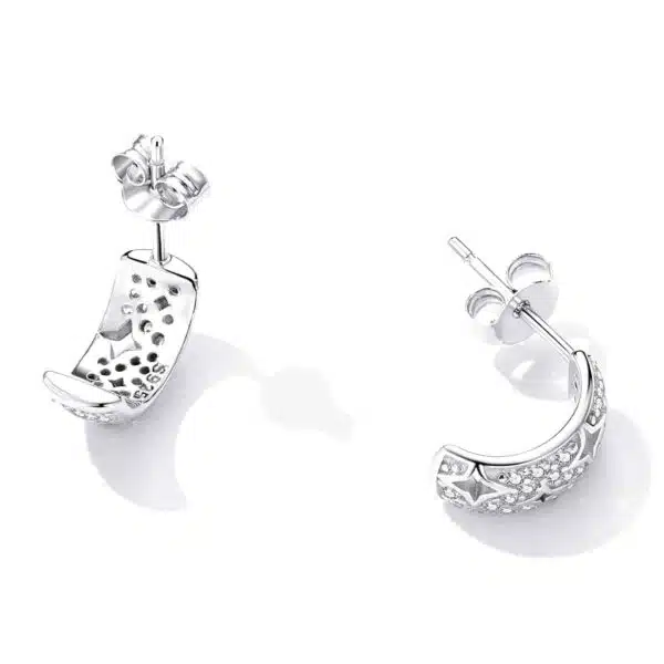 Star & Moon Shape Earrings - Image 3
