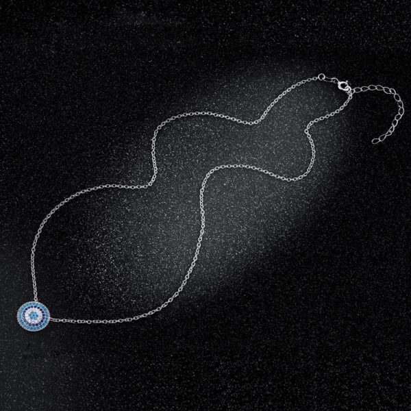 Blue Circle Necklace - Image 4