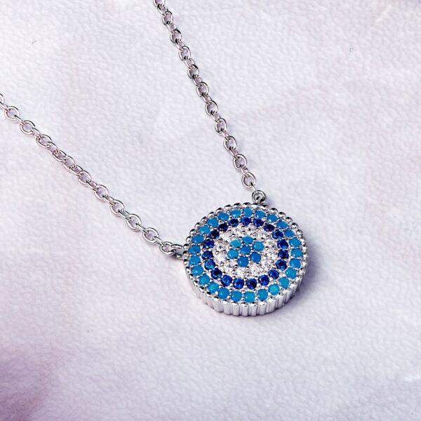 Blue Circle Necklace - Image 2