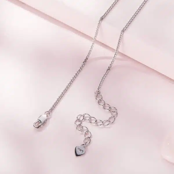 Mother and Daughter Heart Necklace - Image 4