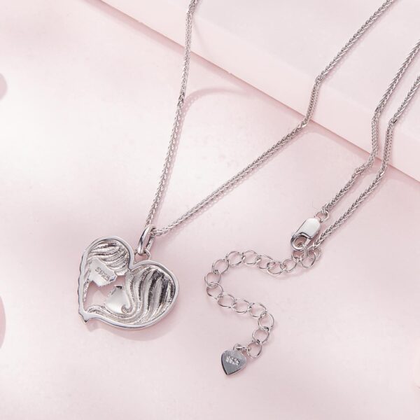 Mother and Daughter Heart Necklace - Image 3