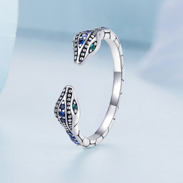Two-Headed Snake Ring - Image 3