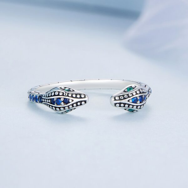 Two-Headed Snake Ring - Image 2