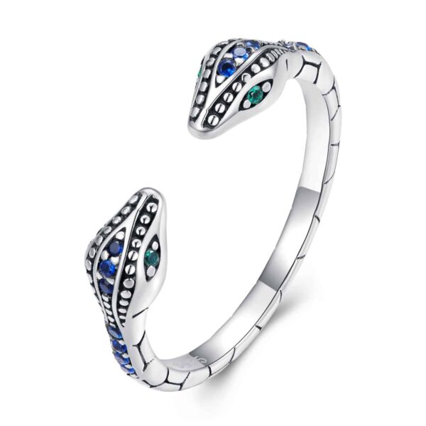 Two-Headed Snake Ring