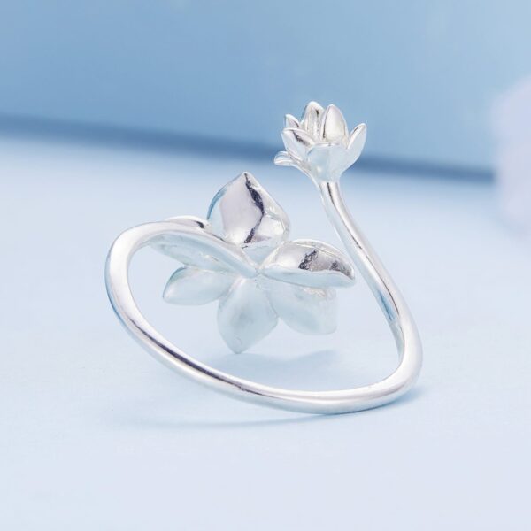 Blue Lotus Opening Ring - Image 4