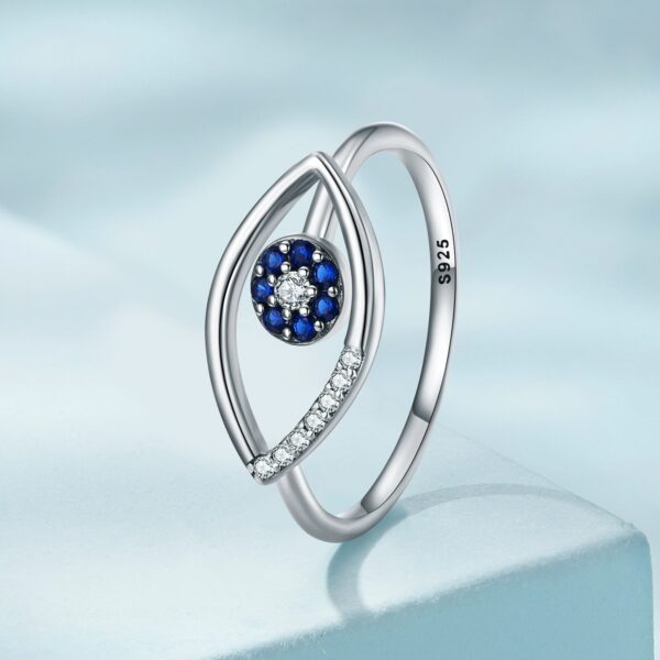 Blue Eye Hollow Ring - Image 3